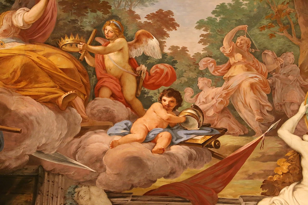 Soffitto del Casino of Villa Borghese, Rome - dettaglio 5